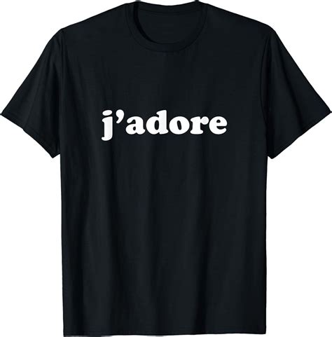 j'adore tee shirt